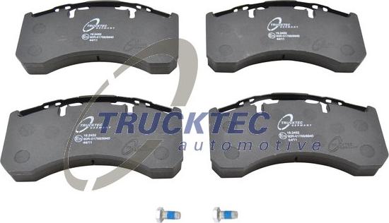 Trucktec Automotive 03.35.041 - Brake Pad Set, disc brake autospares.lv