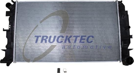 Trucktec Automotive 02.40.198 - Radiator, engine cooling autospares.lv