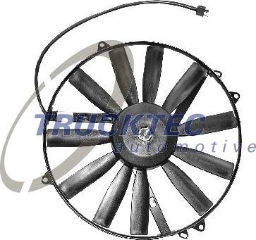 Trucktec Automotive 02.40.180 - Fan, A / C condenser autospares.lv
