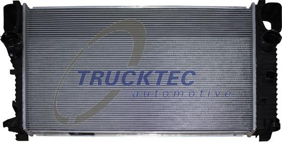 Trucktec Automotive 02.40.244 - Radiator, engine cooling autospares.lv