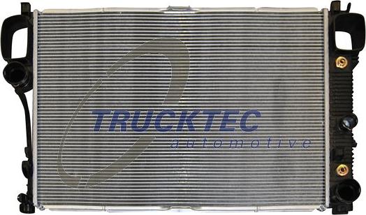 Trucktec Automotive 02.40.284 - Radiator, engine cooling autospares.lv