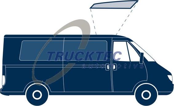 Trucktec Automotive 02.54.056 - Seal, sunroof autospares.lv