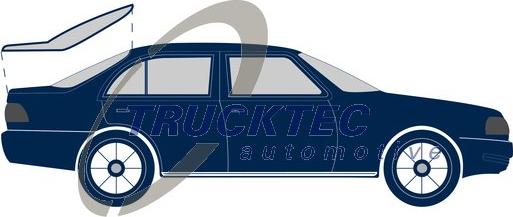 Trucktec Automotive 02.53.060 - Seal, boot / cargo area lid autospares.lv