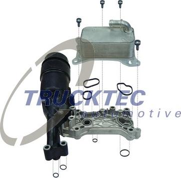 Trucktec Automotive 02.18.141 - Oil Cooler, engine oil autospares.lv