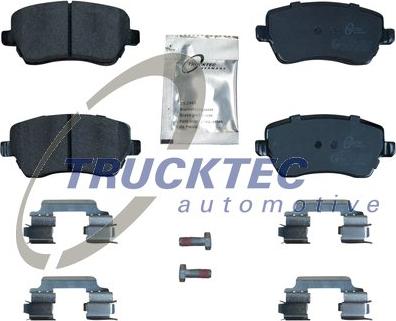 Trucktec Automotive 02.35.449 - Brake Pad Set, disc brake autospares.lv