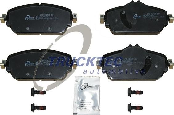 Trucktec Automotive 02.35.466 - Brake Pad Set, disc brake autospares.lv