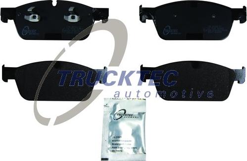 Trucktec Automotive 02.35.486 - Brake Pad Set, disc brake autospares.lv