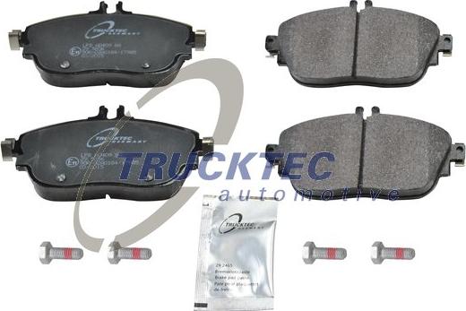 Trucktec Automotive 02.35.432 - Brake Pad Set, disc brake autospares.lv