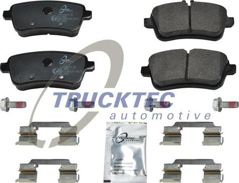 Trucktec Automotive 02.35.437 - Brake Pad Set, disc brake autospares.lv