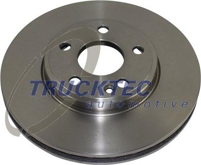 Trucktec Automotive 02.35.553 - Brake Disc autospares.lv