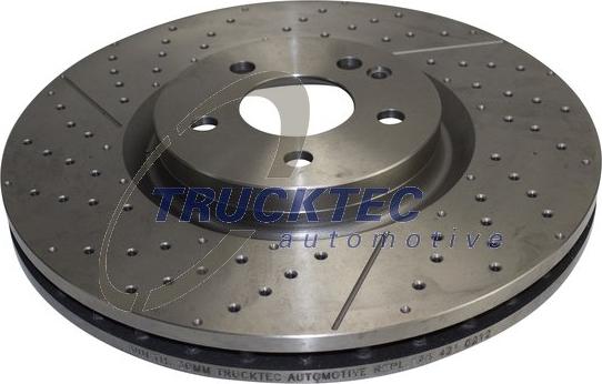 Trucktec Automotive 02.35.566 - Brake Disc autospares.lv