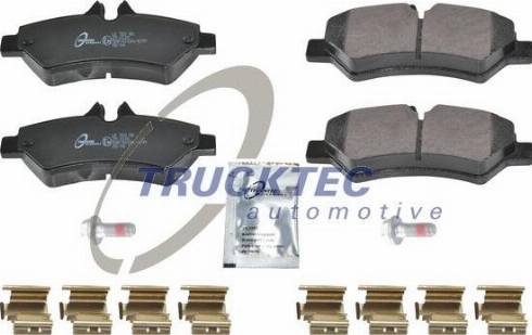 Trucktec Automotive 02.35.580 - Brake Pad Set, disc brake autospares.lv