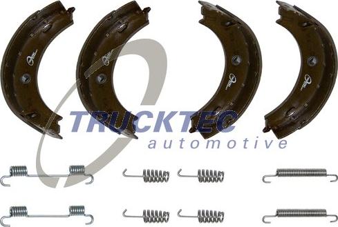 Trucktec Automotive 02.35.052 - Brake Shoe Set, parking brake autospares.lv