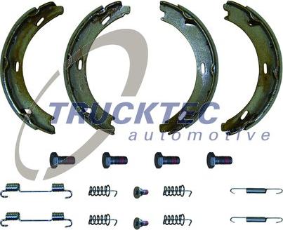 Trucktec Automotive 02.35.006 - Brake Shoe Set, parking brake autospares.lv