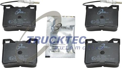 Trucktec Automotive 02.35.145 - Brake Pad Set, disc brake autospares.lv