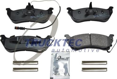 Trucktec Automotive 02.35.141 - Brake Pad Set, disc brake autospares.lv