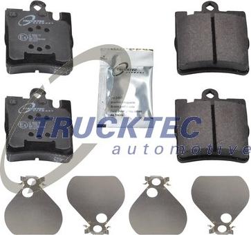 Trucktec Automotive 02.35.106 - Brake Pad Set, disc brake autospares.lv