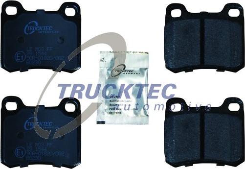 Trucktec Automotive 02.35.100 - Brake Pad Set, disc brake autospares.lv