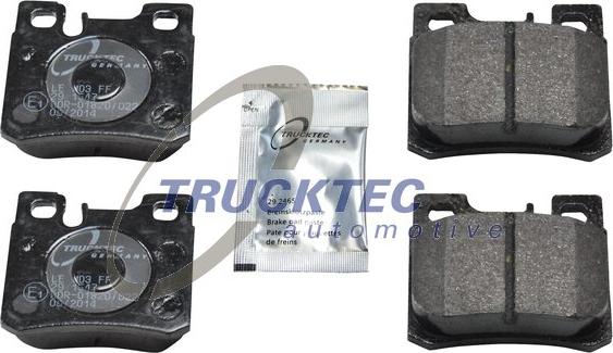 Trucktec Automotive 02.35.103 - Brake Pad Set, disc brake autospares.lv