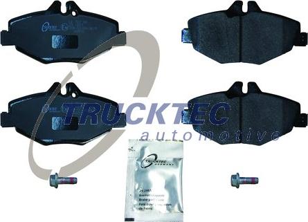 Trucktec Automotive 02.35.114 - Brake Pad Set, disc brake autospares.lv