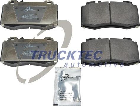 Trucktec Automotive 02.35.116 - Brake Pad Set, disc brake autospares.lv