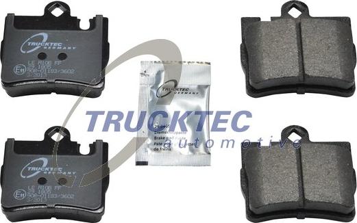Trucktec Automotive 02.35.110 - Brake Pad Set, disc brake autospares.lv