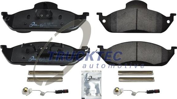 Trucktec Automotive 02.35.111 - Brake Pad Set, disc brake autospares.lv