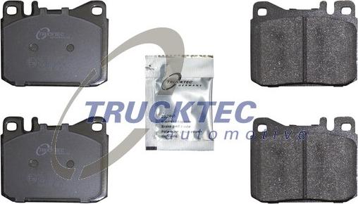 Trucktec Automotive 02.35.132 - Brake Pad Set, disc brake autospares.lv