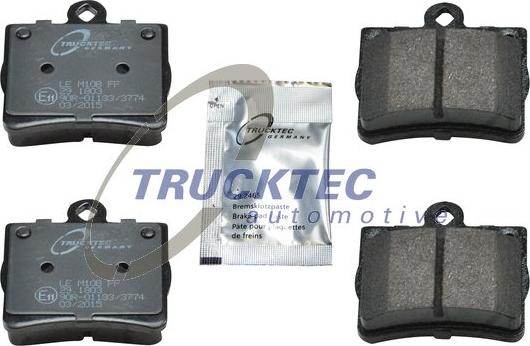 Trucktec Automotive 02.35.120 - Brake Pad Set, disc brake autospares.lv