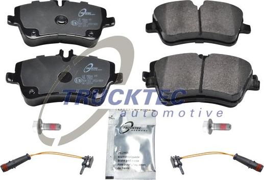 Trucktec Automotive 02.35.127 - Brake Pad Set, disc brake autospares.lv