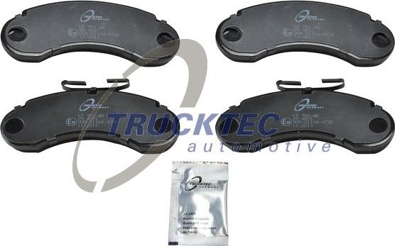 Trucktec Automotive 02.35.302 - Brake Pad Set, disc brake autospares.lv