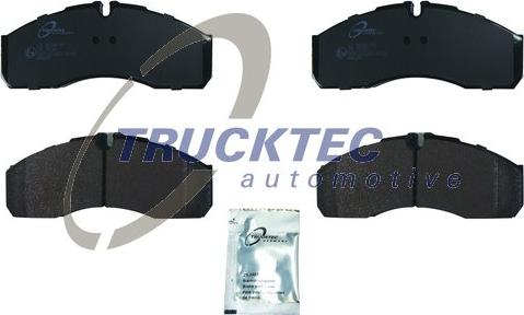 Trucktec Automotive 02.35.242 - Brake Pad Set, disc brake autospares.lv
