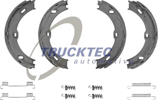 Trucktec Automotive 02.35.205 - Brake Shoe Set, parking brake autospares.lv