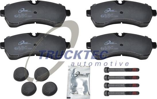 Trucktec Automotive 02.35.201 - Brake Pad Set, disc brake autospares.lv