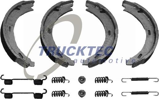 Trucktec Automotive 02.35.203 - Brake Shoe Set, parking brake autospares.lv