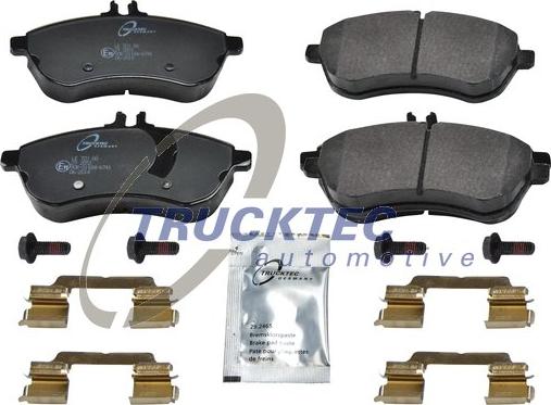 Trucktec Automotive 02.35.232 - Brake Pad Set, disc brake autospares.lv