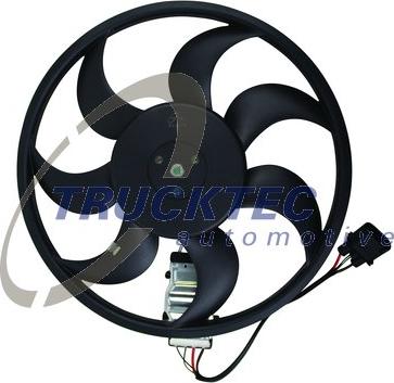 Trucktec Automotive 07.40.072 - Fan, radiator autospares.lv