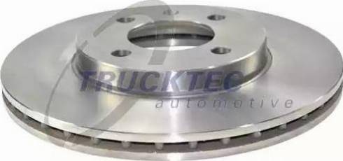 Trucktec Automotive 07.35.041 - Brake Disc autospares.lv