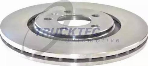 Trucktec Automotive 07.35.086 - Brake Disc autospares.lv