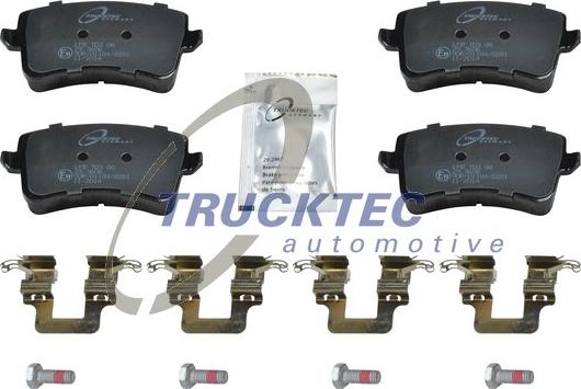 Trucktec Automotive 07.35.191 - Brake Pad Set, disc brake autospares.lv