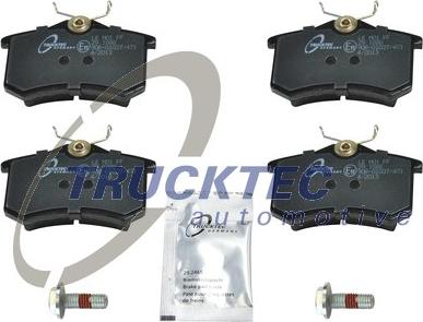 Trucktec Automotive 07.35.105 - Brake Pad Set, disc brake autospares.lv