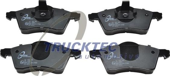 Trucktec Automotive 07.35.106 - Brake Pad Set, disc brake autospares.lv