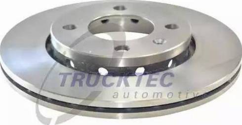 Trucktec Automotive 07.35.100 - Brake Disc autospares.lv