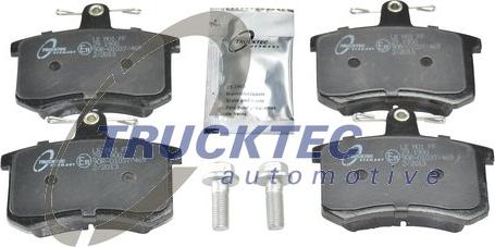 Trucktec Automotive 07.35.108 - Brake Pad Set, disc brake autospares.lv