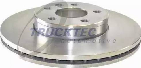 Trucktec Automotive 07.35.186 - Brake Disc autospares.lv