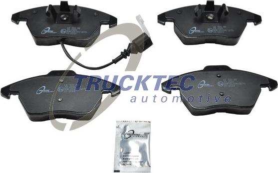 Trucktec Automotive 07.35.137 - Brake Pad Set, disc brake autospares.lv