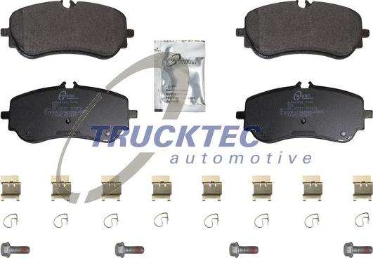 Trucktec Automotive 07.35.322 - Brake Pad Set, disc brake autospares.lv