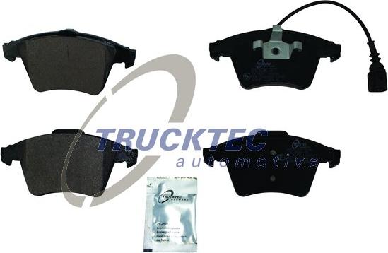 Trucktec Automotive 07.35.248 - Brake Pad Set, disc brake autospares.lv