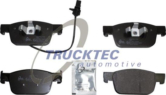 Trucktec Automotive 07.35.286 - Brake Pad Set, disc brake autospares.lv