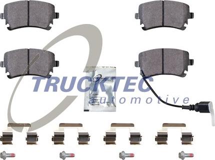 Trucktec Automotive 07.35.239 - Brake Pad Set, disc brake autospares.lv